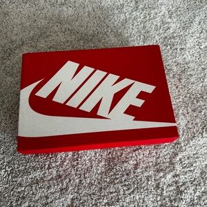 Nike Red and White Shoe Box